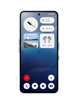 Nothing Phone (3a) Smartphone, Android, 6.77”, 5G, SIM Free, White