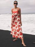Mint Velvet Cotton Blend Floral Print Maxi Dress