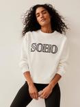 Mint Velvet Cotton Blend Graphic Sweatshirt