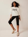 Mint Velvet Cotton Blend Graphic Sweatshirt