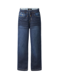 Molo Kids' Augustino Denim Jogging Trousers, Dark Indigo