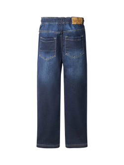 Molo Kids' Augustino Denim Jogging Trousers, Dark Indigo - view 2, Dark Indigo