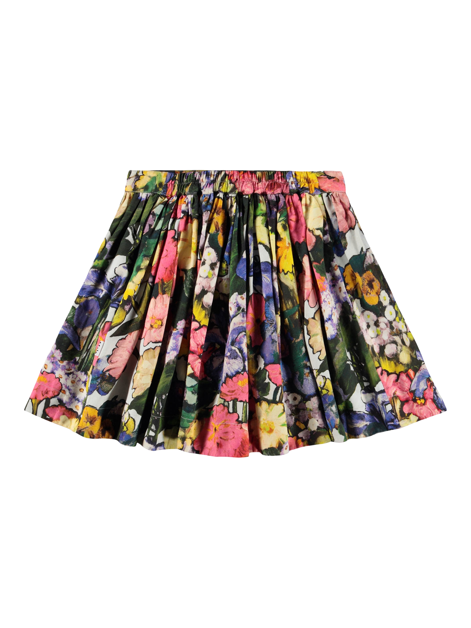 Product image 2 of 4, which shows Molo Kids' Brook Printed Skirt, Floral Impression, 3-4 years