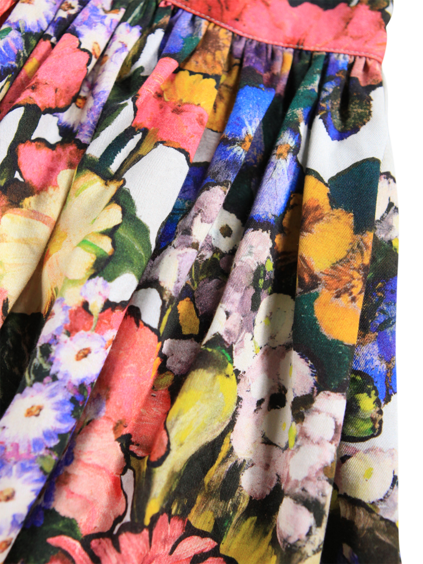 Product image 3 of 4, which shows Molo Kids' Brook Printed Skirt, Floral Impression, 3-4 years