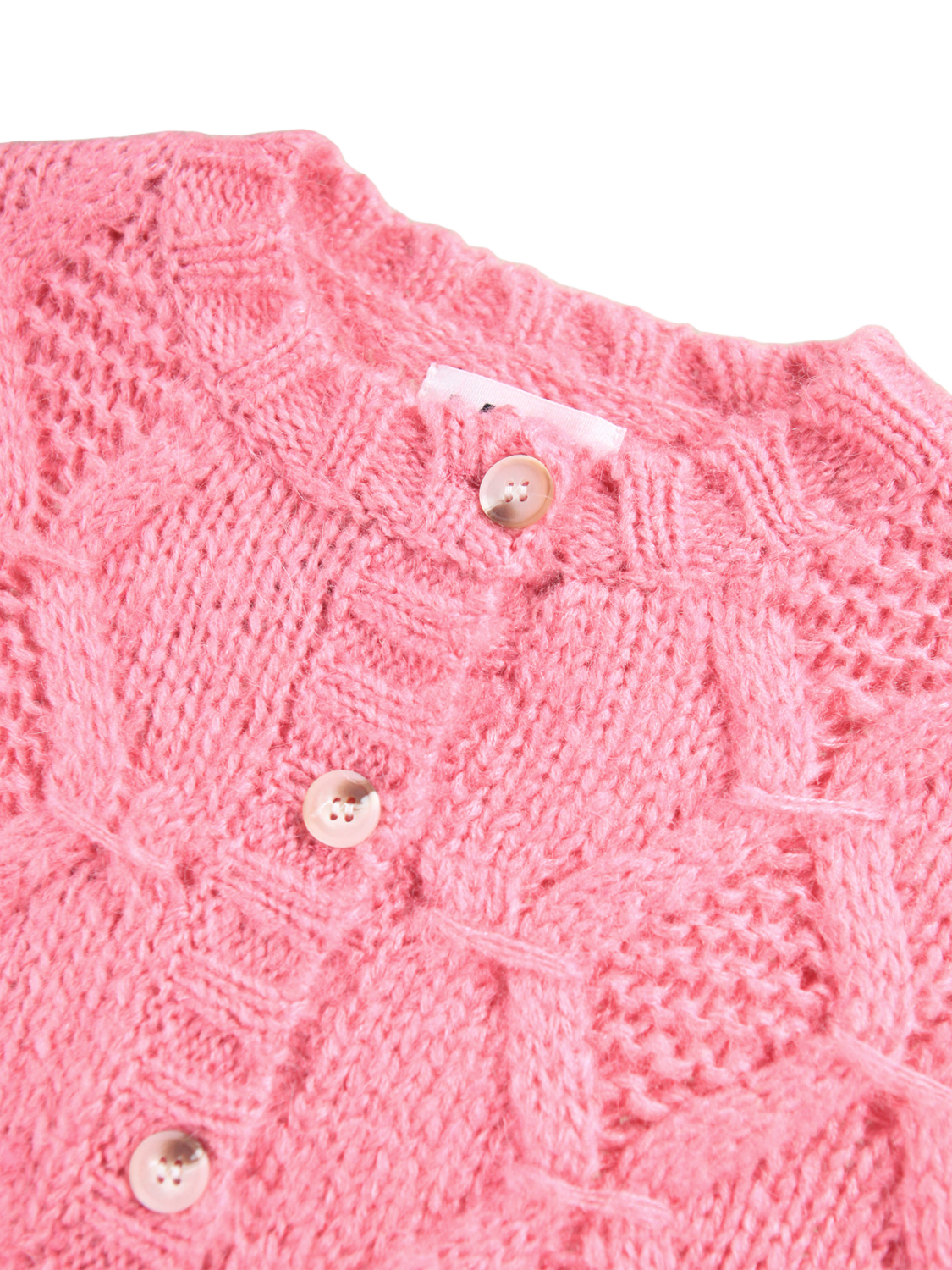 Product image 3 of 4, which shows Molo Kids' Gracelyn Cardigan, Confetti, 3-4 years