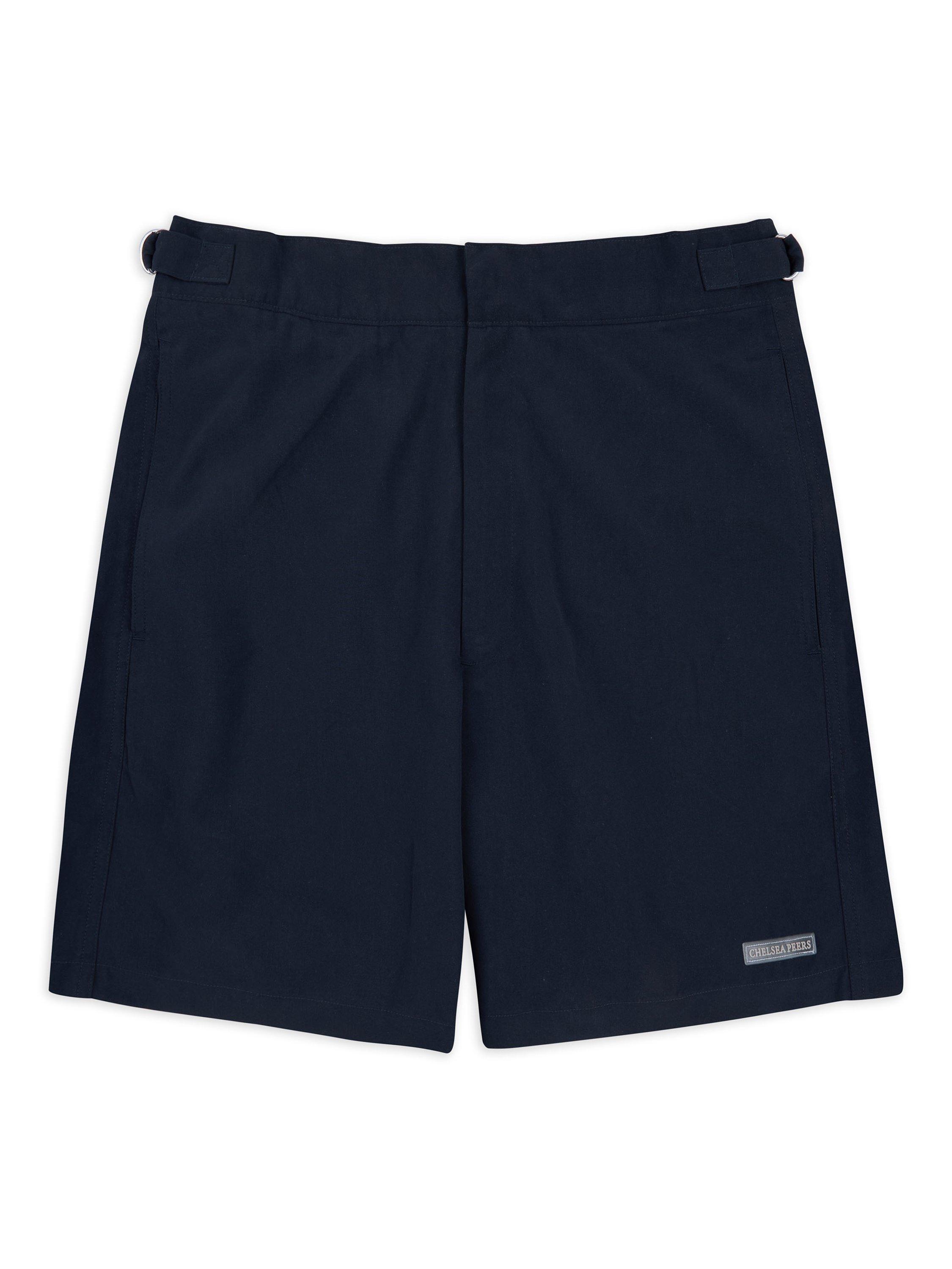 Product image 3 of 5, which shows Chelsea Peers Plain Swim Shorts, Navy, S