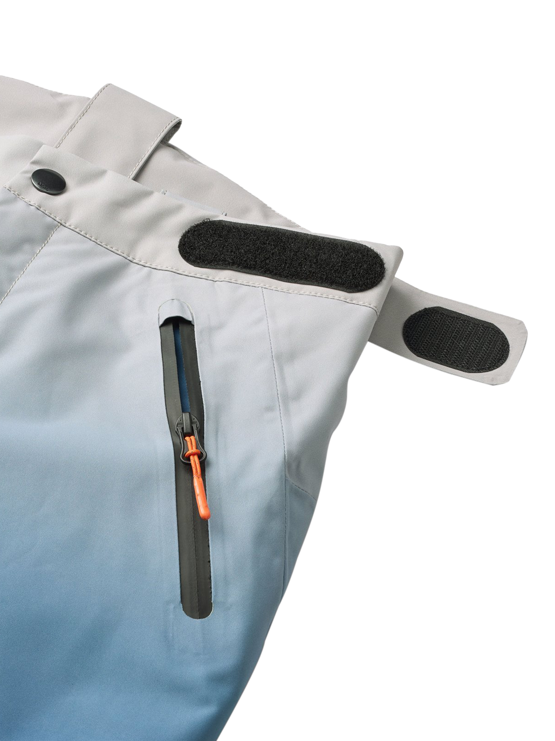 Product image 4 of 5, which shows Molo Kids' Jump Pro Ski Trousers, Blue Ice, 6 years