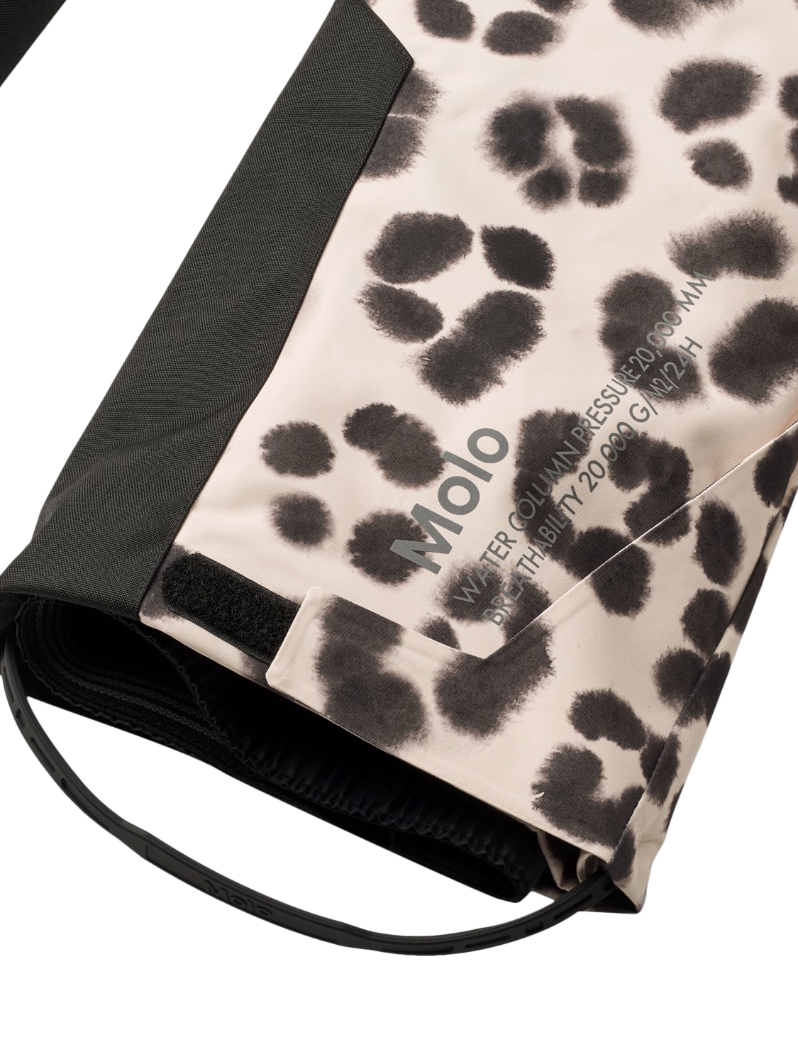 Product image 4 of 4, which shows Molo Kids' Jump Pro Ski Trousers, Snow Leopard, 6 years