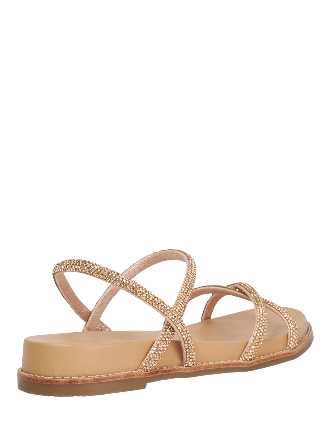 Product image 5 of 6, which shows Dune London Levia Embellished Sandals, Blush, 3