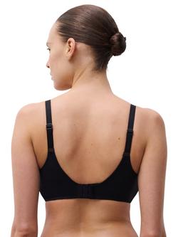 Chantelle C Magnifique Seamless Underwired Minimiser Bra - view 2, Black