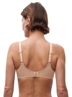 Chantelle C Magnifique Seamless Underwired Minimiser Bra - view 2, Nude Sand