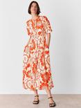 Whistles Bloom Floral Midi Dress