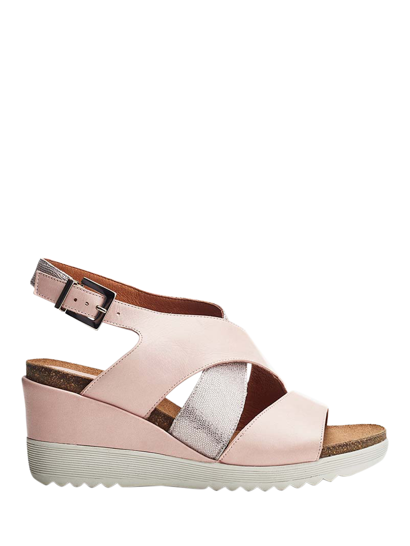 Product image 1 of 11, which shows Moda in Pelle Kalina Leather Sandals, Cameo, 3
