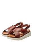 Moda in Pelle Nellin Leather Slingback Sandals, Tan