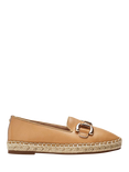 Moda in Pelle Edulis Leather Snaffle Trim Loafers, Camel