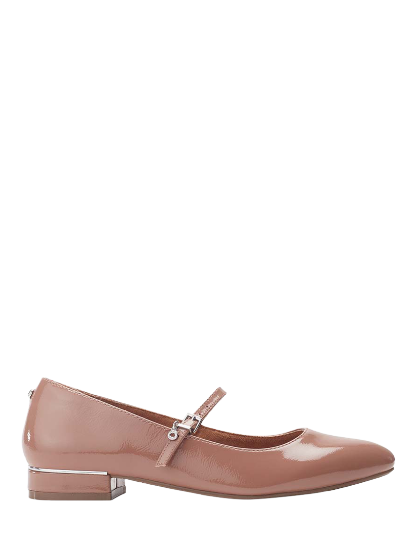 Product image 1 of 5, which shows Moda in Pelle Florentin Patent Leather Mary Jane Shoes, Cameo, 3