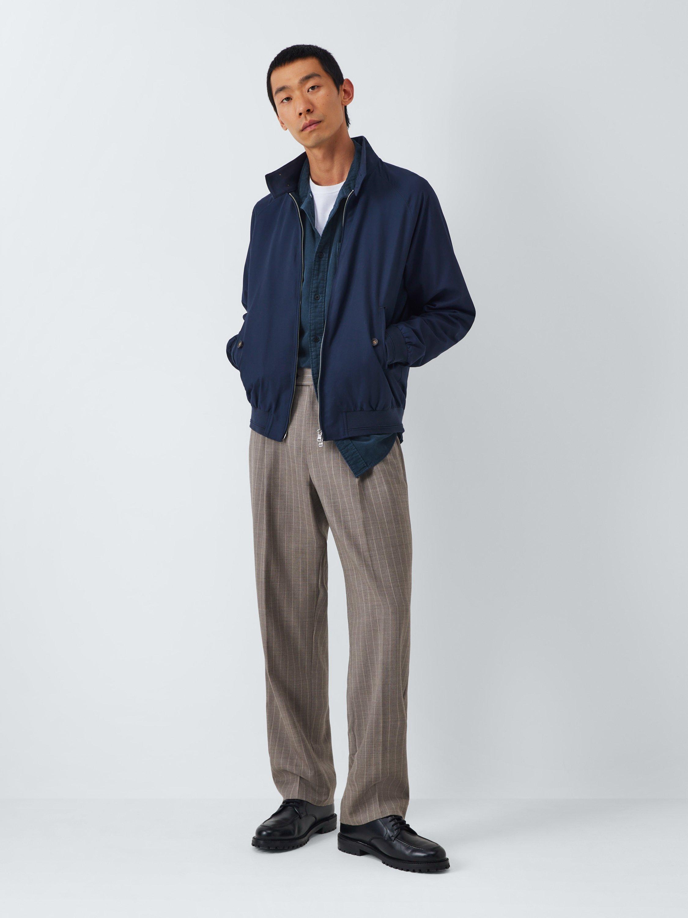 Product image 3 of 6, which shows John Lewis Regular Fit Button Down Collar Corduroy Shirt, Mood Indigo, XL