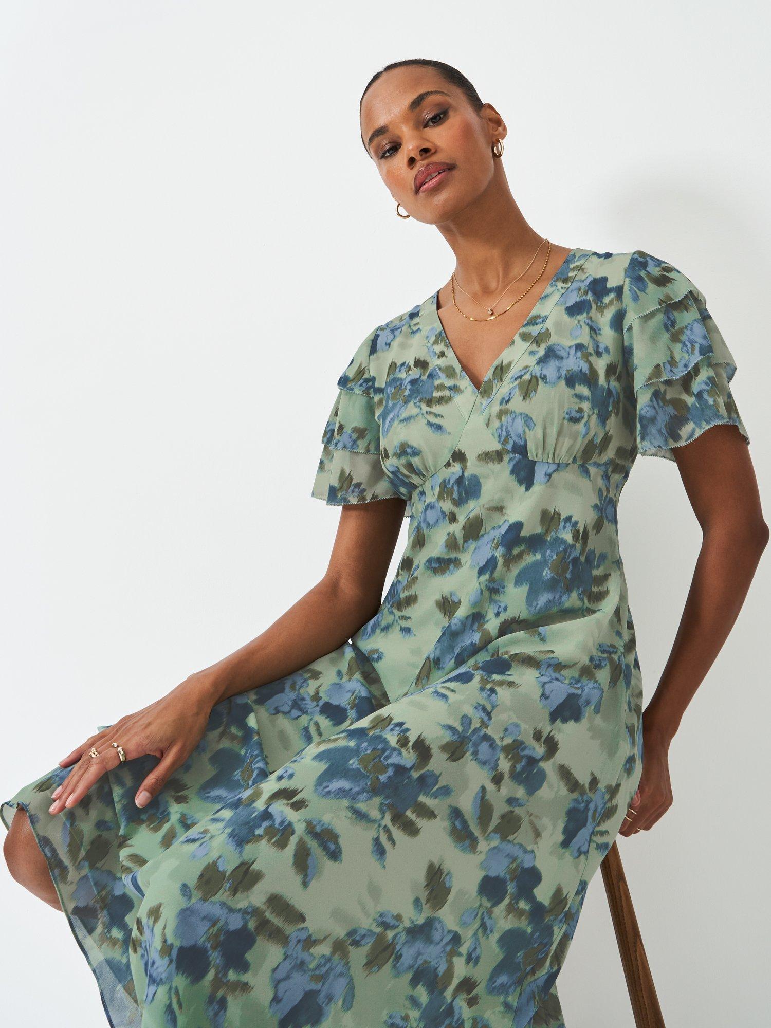 Product image 3 of 6, which shows Flutter Sleeve, Mid Green, 6