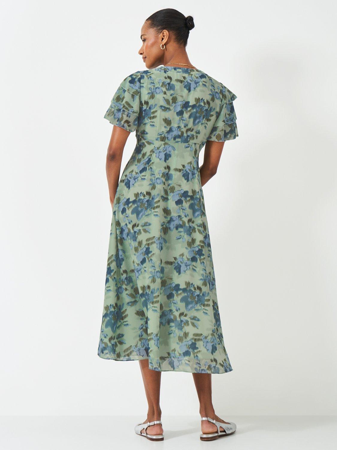 Product image 4 of 6, which shows Flutter Sleeve, Mid Green, 6
