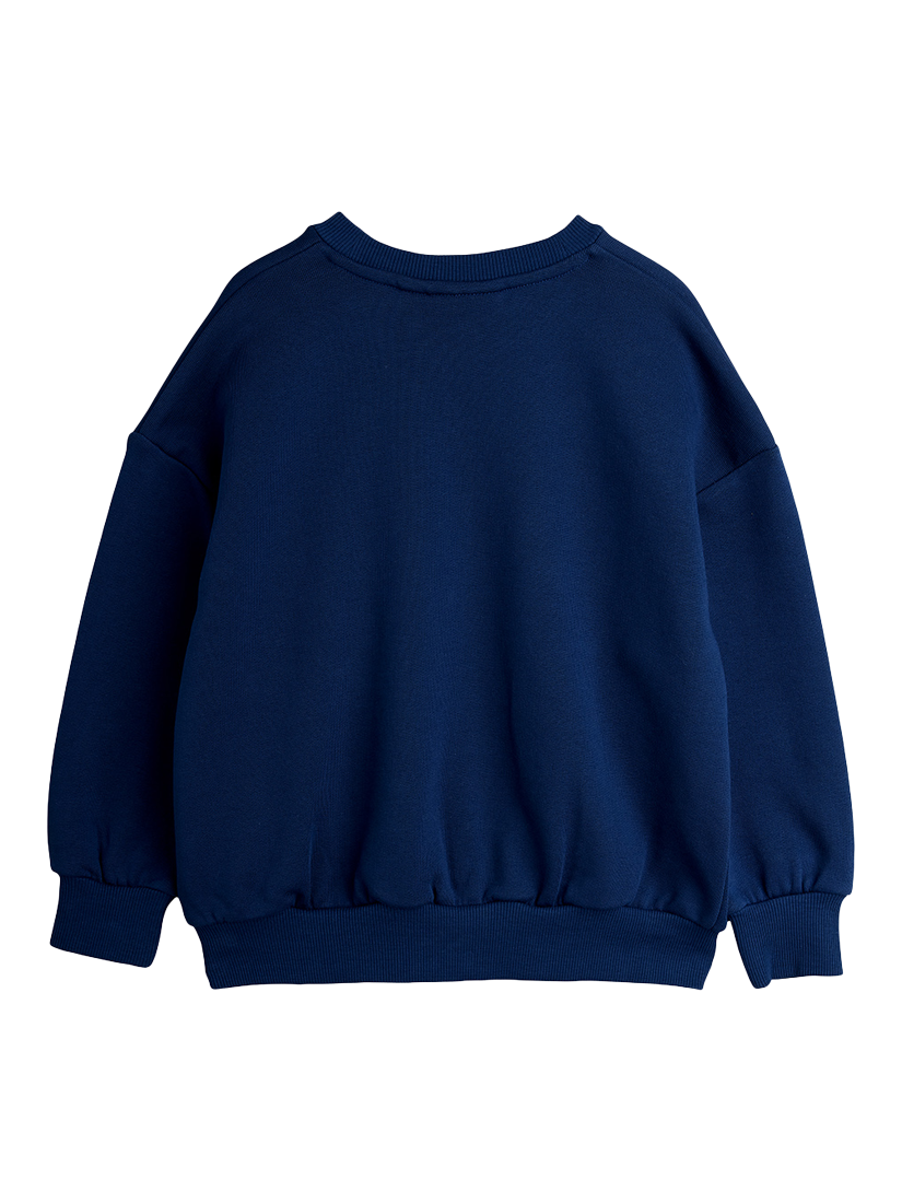 Product image 2 of 4, which shows Mini Rodini Kids' Skeleton Sweatshirt, Blue, 9-18 months