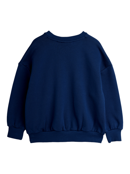 Mini Rodini Kids' Skeleton Sweatshirt, Blue - view 2, Blue