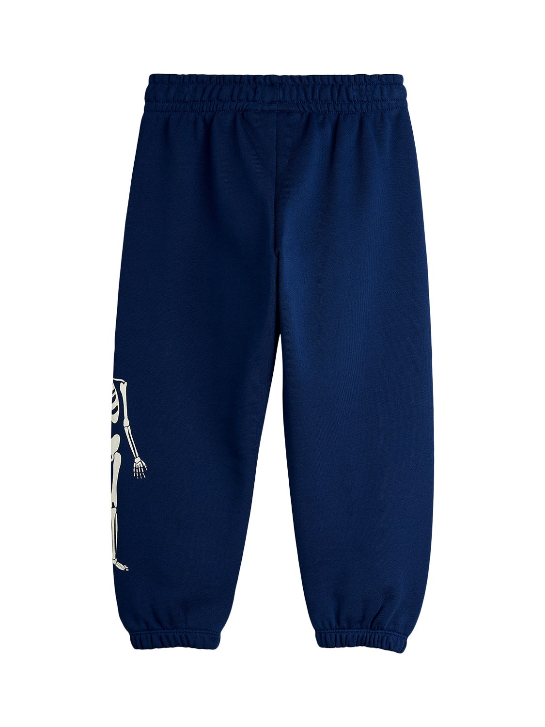 Product image 2 of 3, which shows Mini Rodini Kids' Skeleton Sweatpants, Blue, 9-18 months