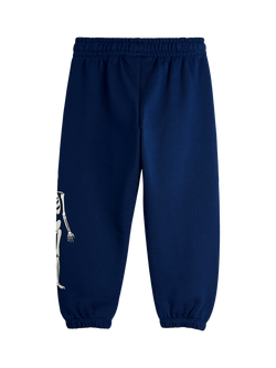 Mini Rodini Kids' Skeleton Sweatpants, Blue - view 2, Blue