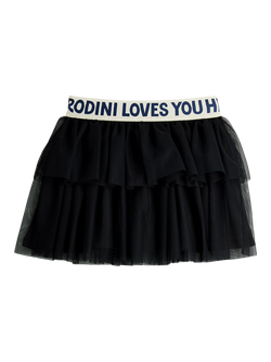 Mini Rodini Kids' Tulle Skirt, Black - view 2, Black