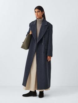 John Lewis Thornton Microfibre Stretch Over The Knee Flat Riding Boots - view 2, Black