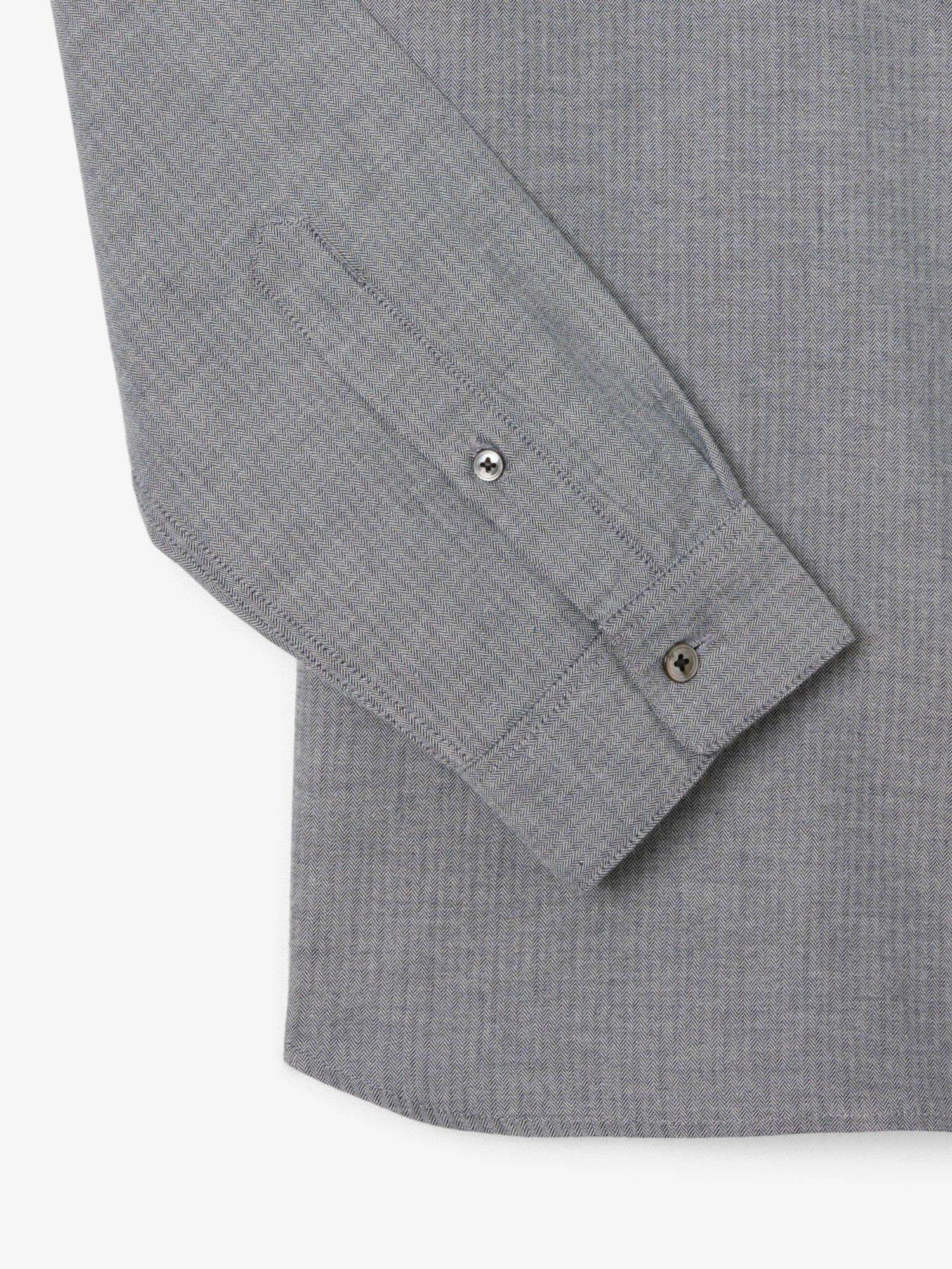 Product image 3 of 3, which shows Lacoste Cotton Long Sleeve Button Shirt, Navy Blue/Flour, M