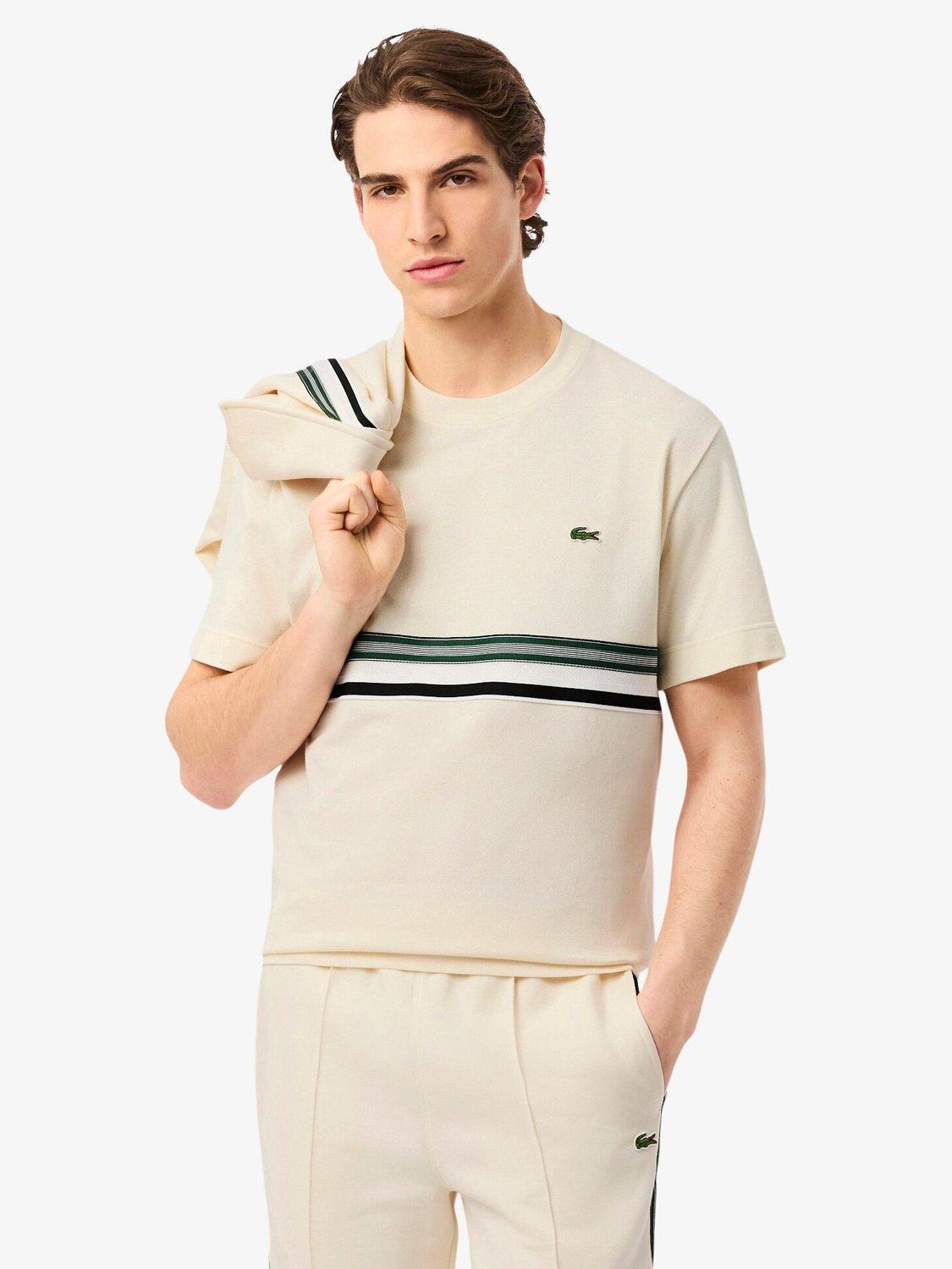 Product image 1 of 4, which shows Lacoste Back To Work T-Shirt, Lapland, L