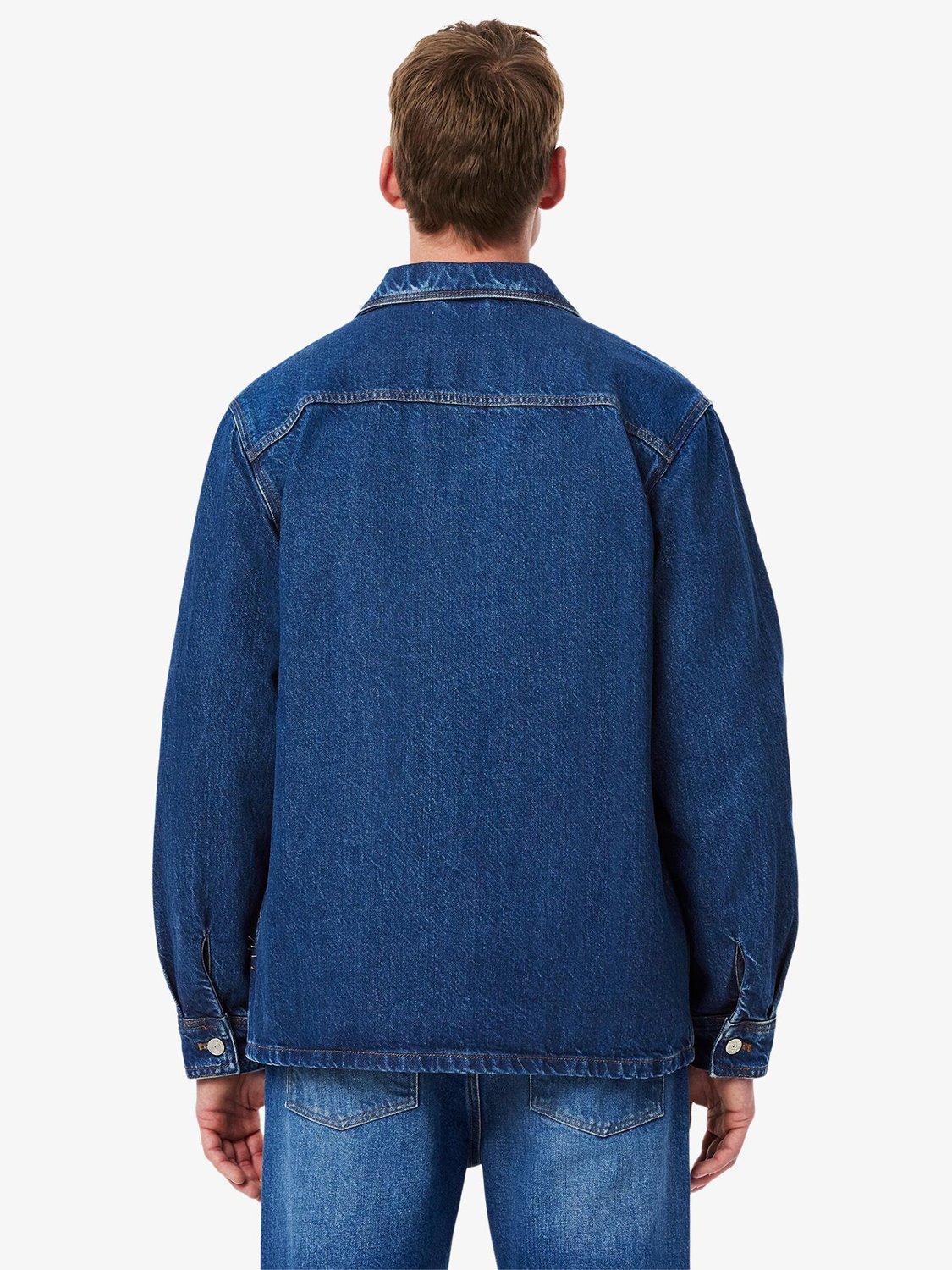 Product image 3 of 7, which shows Lacoste Core Denim Shirt Jacket, Washed Bleach, XL
