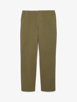 Lacoste Core Cotton Blend Trousers, Olive