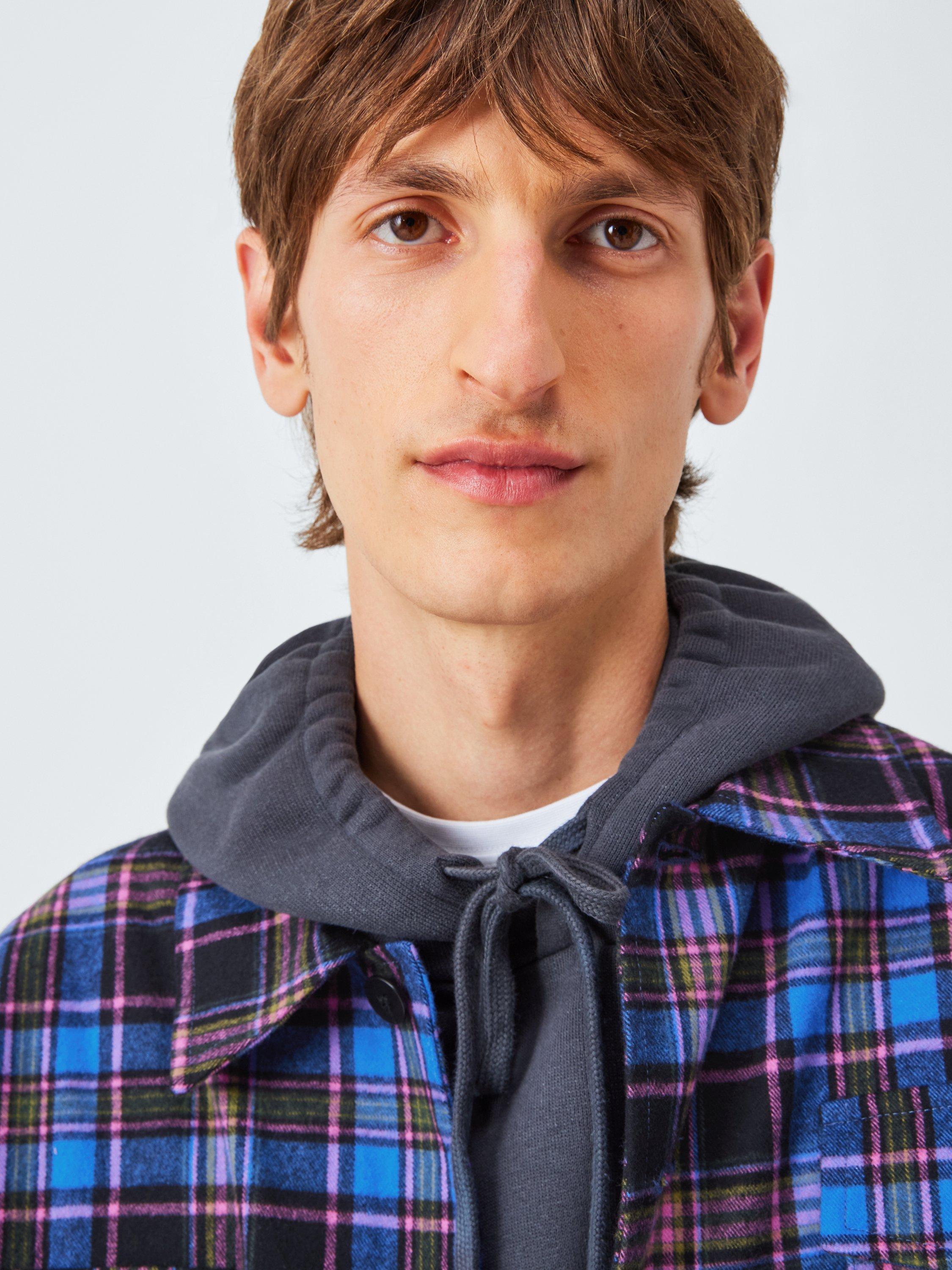 Product image 5 of 6, which shows La Paz Silva Check Cotton Overshirt, Bubble Checks, M