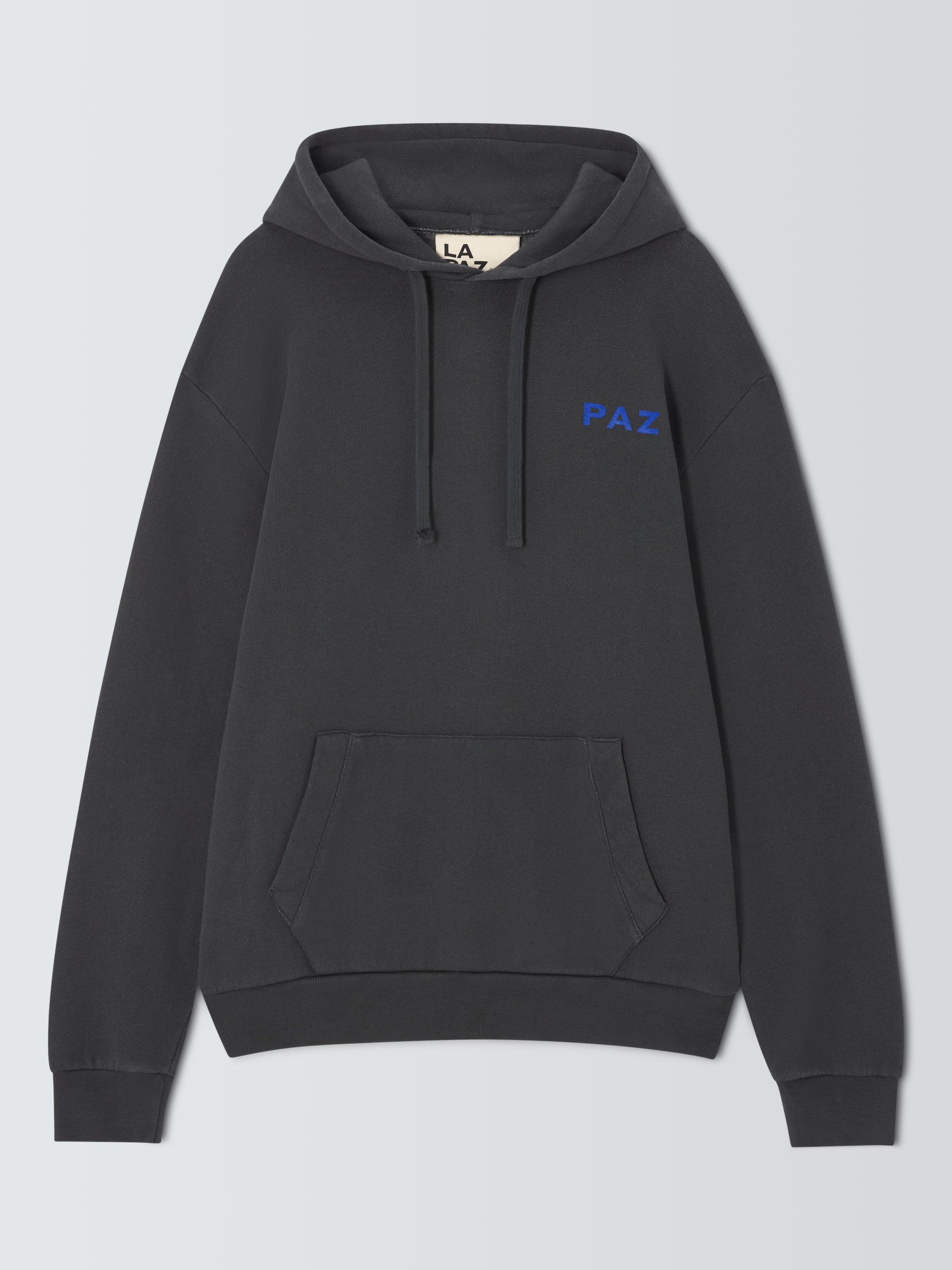 Product image 4 of 6, which shows La Paz Matias Cotton Hoodie, Paz Black Sand, M