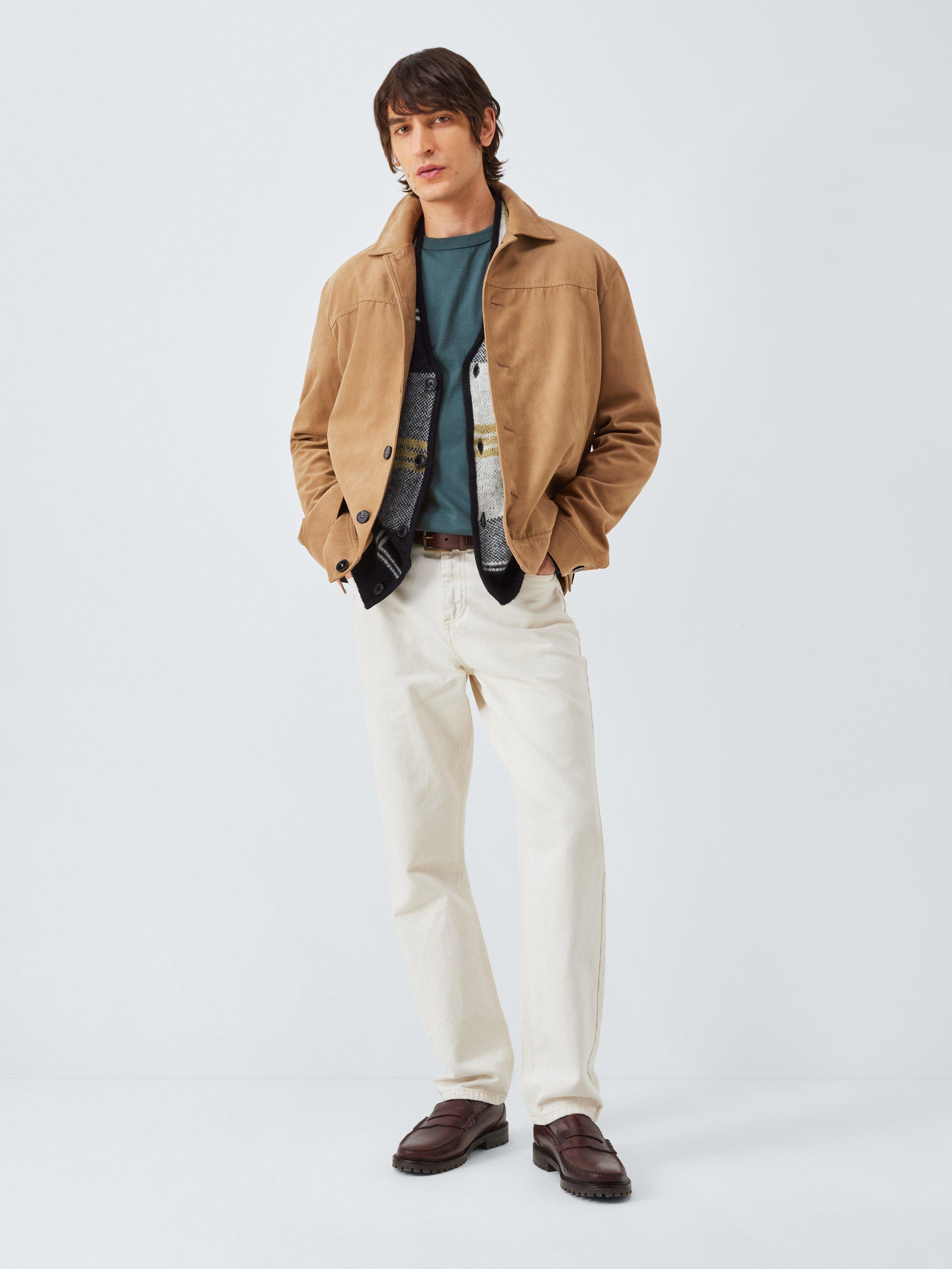 Product image 3 of 6, which shows La Paz Dantas Cotton T-Shirt, Dark Green Off White, M