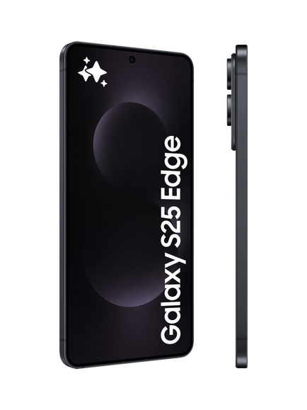 Samsung Galaxy S25 Edge Smartphone, 12GB RAM, 6.7”, Galaxy AI, 5G, SIM Free, Titanium Jetblack