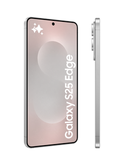 Samsung Galaxy S25 Edge Smartphone, 12GB RAM, 6.7”, Galaxy AI, 5G, SIM Free, Titanium Silver