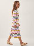 Monsoon Kid's Cotton Zigzag Trousers