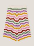 Monsoon Kid's Cotton Zigzag Trousers