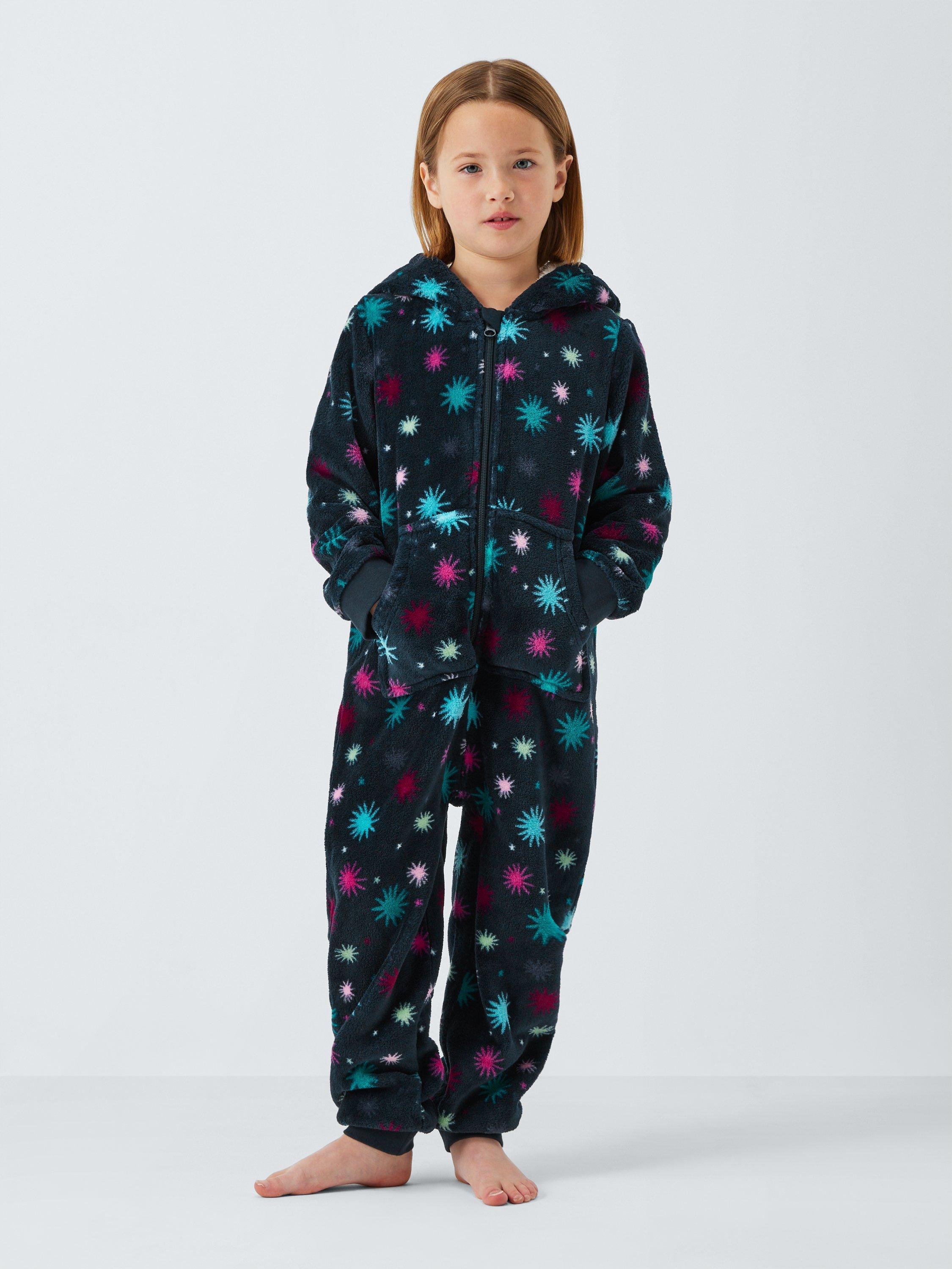 Product image 1 of 7, which shows John Lewis Kids' Stars Onesie, Multi, 3 years
