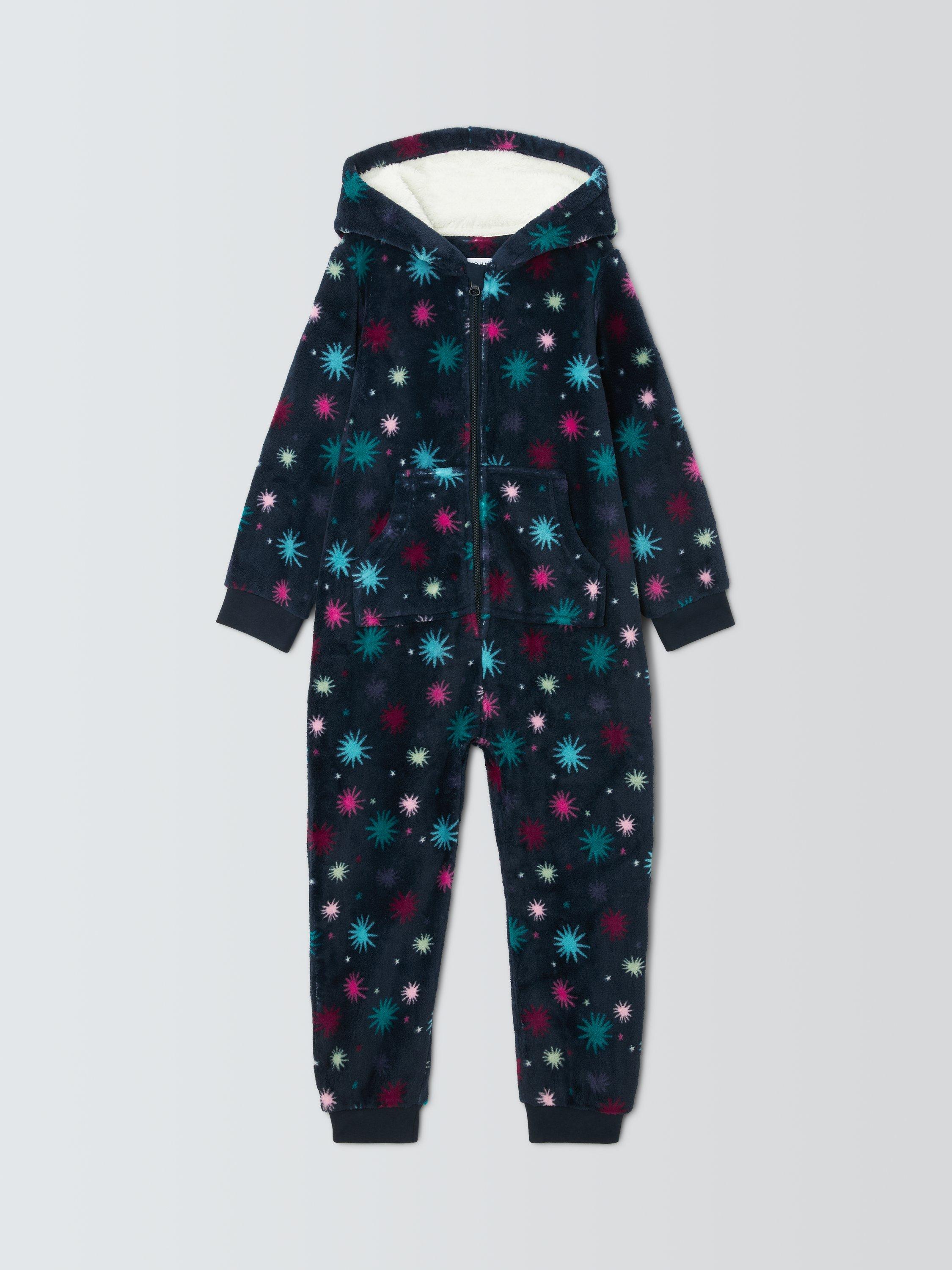 Product image 2 of 7, which shows John Lewis Kids' Stars Onesie, Multi, 3 years