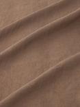 John Lewis Comfy & Relaxed Washed Linen Fitted Sheets, Cocoa