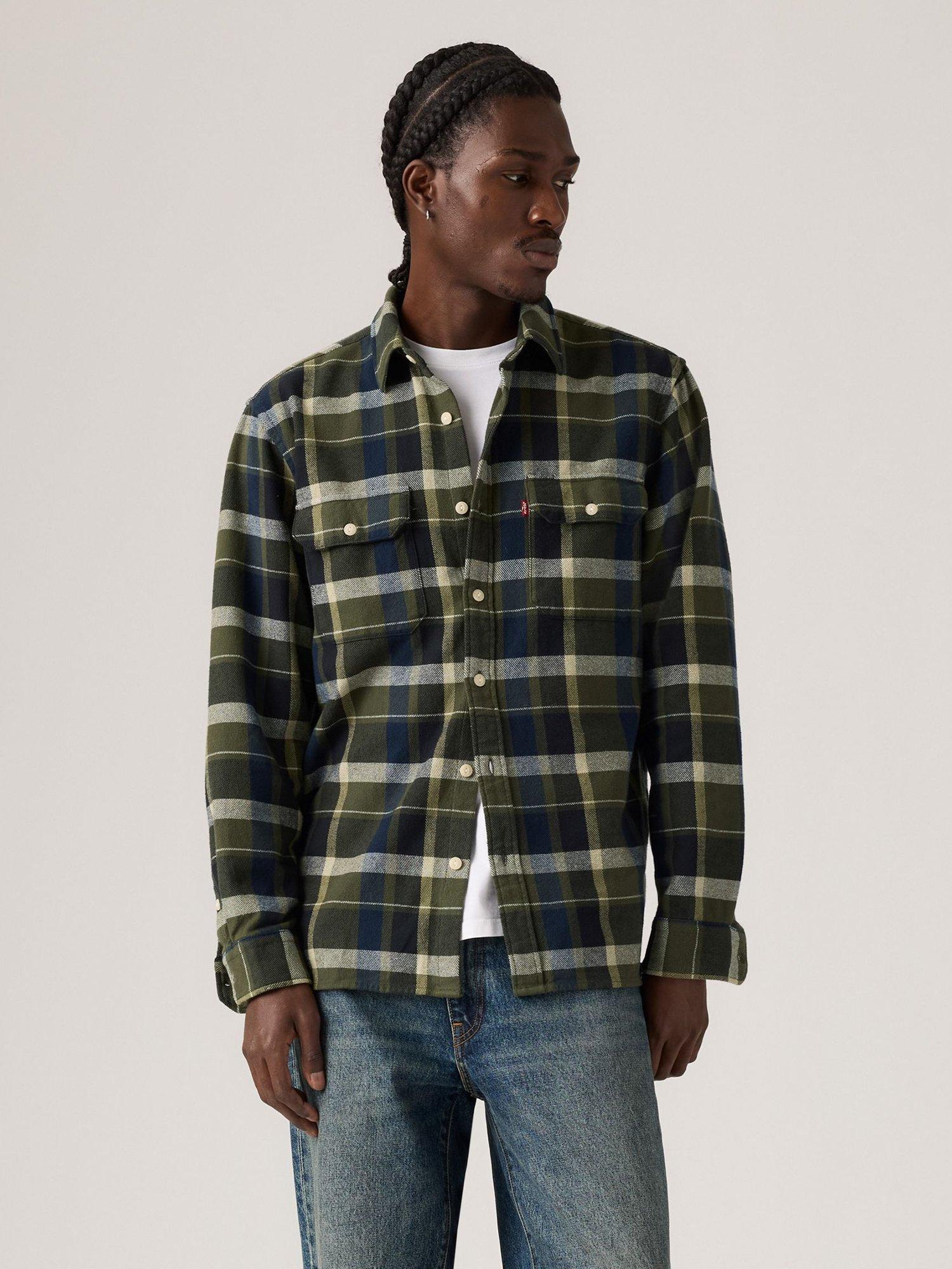 Levi's Jackson Cotton Tartan Long Sleeve Collar Shirt