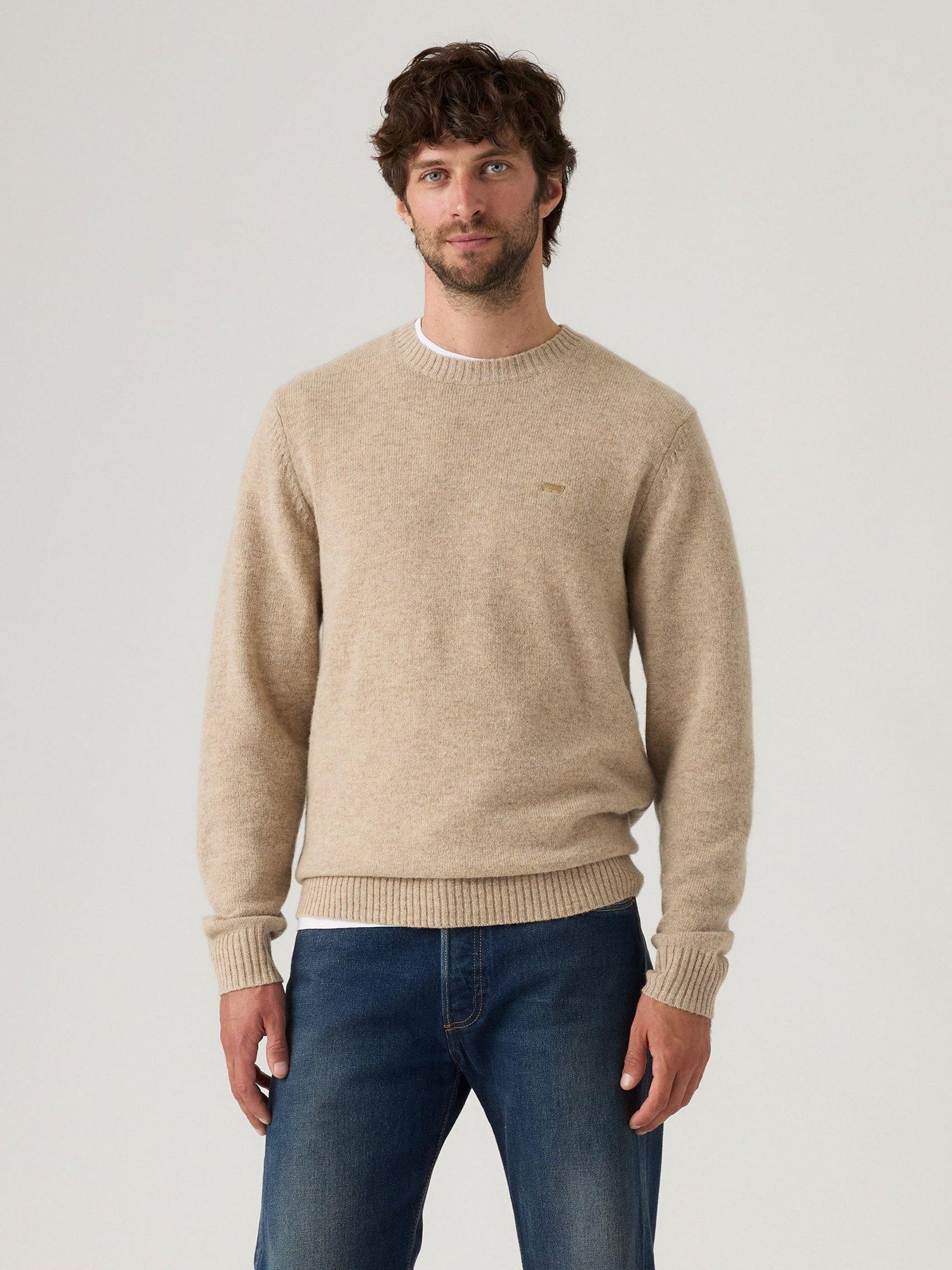 Product image 1 of 3, which shows Levi's Wool Blend Crew Neck Jumper, Fungi, L
