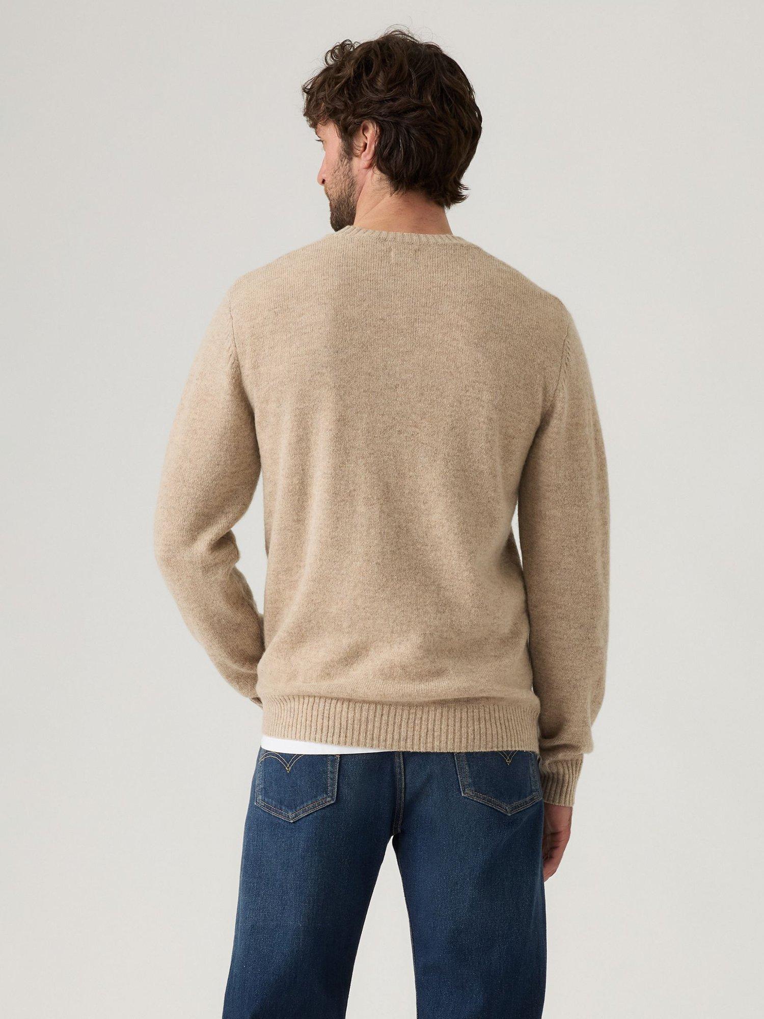 Product image 2 of 3, which shows Levi's Wool Blend Crew Neck Jumper, Fungi, L