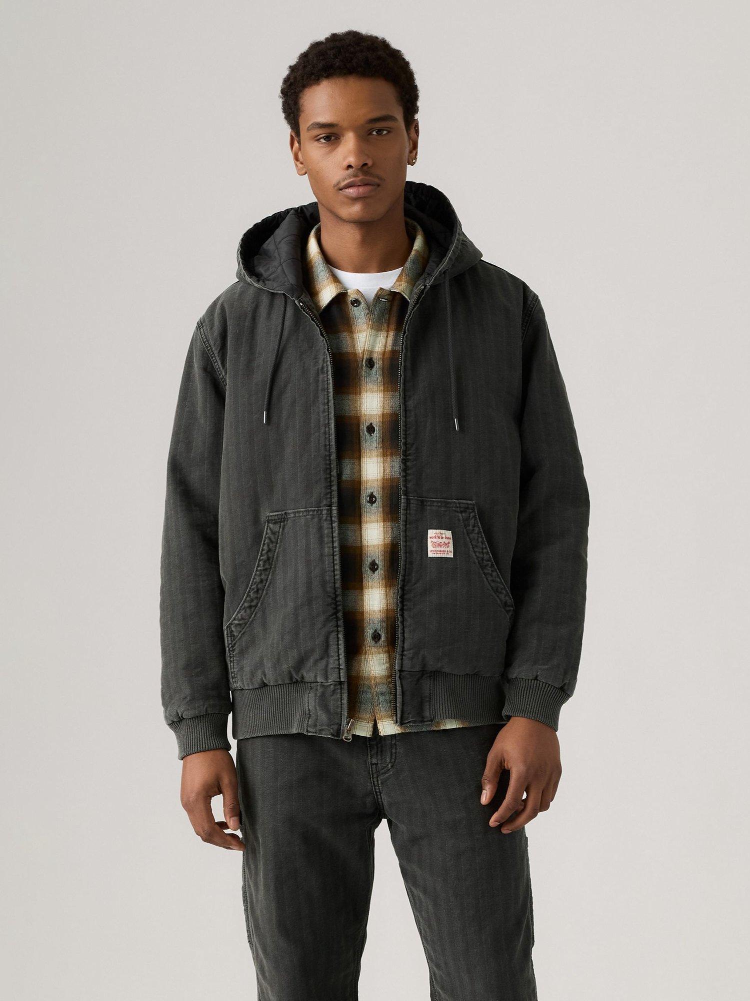 Product image 1 of 3, which shows Levi's Cotton  Double Denim Hoodie, Double Duty, L
