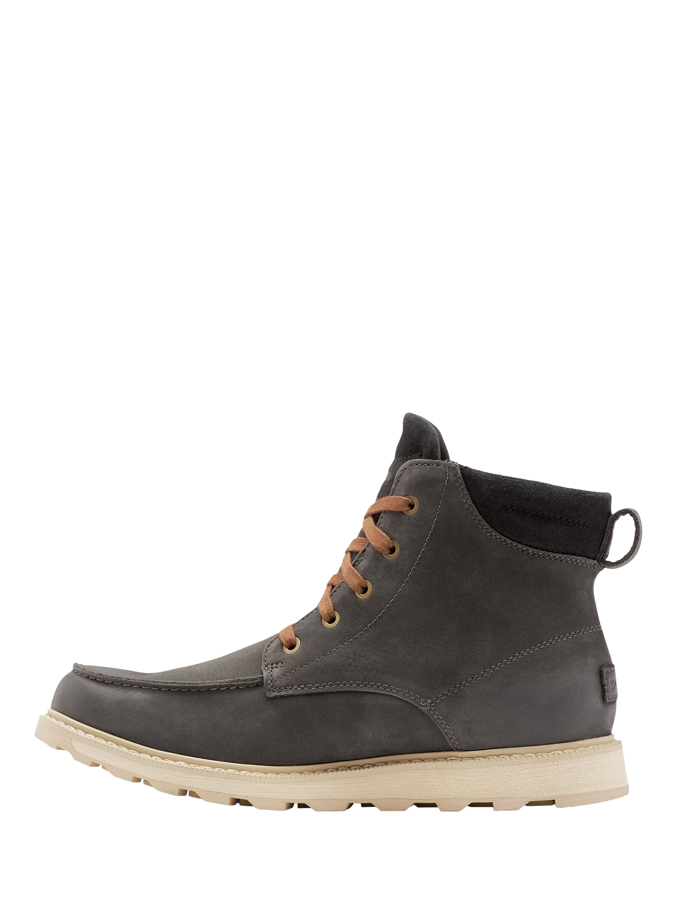 Product image 4 of 7, which shows SOREL Madson Lace Up Leather Ankle Boots, Coal, 7