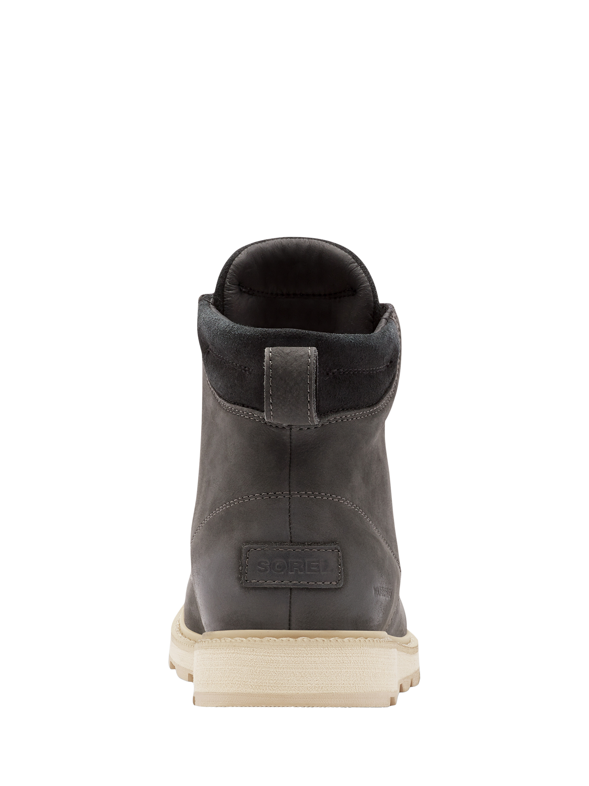 Product image 6 of 7, which shows SOREL Madson Lace Up Leather Ankle Boots, Coal, 7