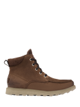 SOREL Madson Lace Up Leather Ankle Boots, Tobacco